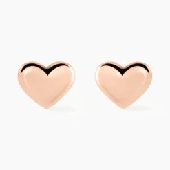 Histoire d'Or Boucles D'oreilles Puces Lison Or Rose Hot