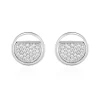 LAETIZIA Boucles D'oreilles Puces Clara Argent  Oxyde De Zirconium Hot