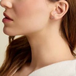 Histoire d'Or Boucles D'oreilles Puces Lorens Or Jaune Oxyde De Zirconium Outlet