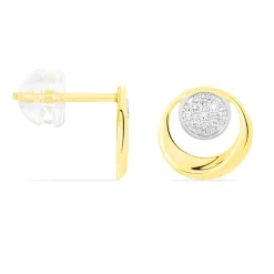 Histoire d'Or Boucles D'oreilles Puces Liana Or Jaune Diamant Discount