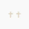 Histoire d'Or Boucles D'oreilles Puces Luna Or Jaune Oxyde De Zirconium Clearance