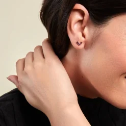 Histoire d'Or Boucles D'oreilles Puces Lavender Or Jaune Améthyste or jaune améthyste violet Outlet