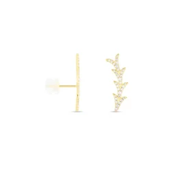 Histoire d'Or Boucles D'oreilles Puces Ligeia Or Jaune Oxyde De Zirconium Outlet