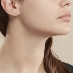 Histoire d'Or Boucles D'oreilles Puces Menel Argent Rose Online