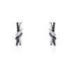 Histoire d'Or Boucles D'oreilles Puces Marina Or Blanc Diamant Best