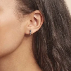 Histoire d'Or Boucles D'oreilles Puces Marina Or Blanc Diamant Best