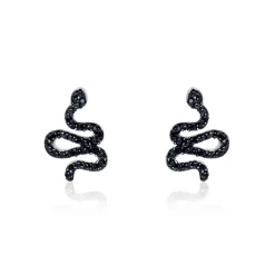 Histoire d'Or Boucles D'oreilles Puces Muses Argent Blanc Oxydes De Zirconium