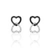 Histoire d'Or Boucles D'oreilles Puces Miranda Or Blanc Diamant Clearance