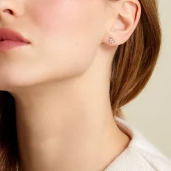 Histoire d'Or Boucles D'oreilles Puces Maralyn Or Jaune Oxyde De Zirconium Discount