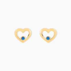 Histoire d'Or Boucles D'oreilles Puces Martella Or Jaune Saphir Discount