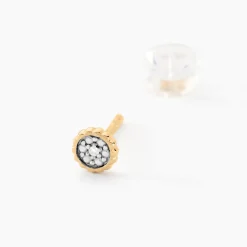 Histoire d'Or Boucles D'oreilles Puces Mon 1er Diamant or jaune diamant Hot