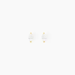 Histoire d'Or Boucles D'oreilles Puces Muflier Or Jaune Oxyde Online