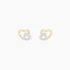 Histoire d'Or Boucles D'oreilles Puces Marineta Or Jaune Oxyde De Zirconium Discount