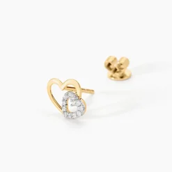 Histoire d'Or Boucles D'oreilles Puces Marineta Or Jaune Oxyde De Zirconium Discount