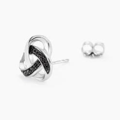 Histoire d'Or Boucles D'oreilles Puces Melina Argent Blanc Oxyde De Zirconium Sale