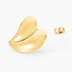 Histoire d'Or Boucles D'oreilles Puces Madlie Acier Jaune Hot