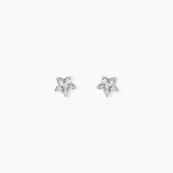 Histoire d'Or Boucles D'oreilles Puces Meriame Argent Blanc Oxyde De Zirconium Outlet