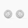 Histoire d'Or Boucles D'oreilles Puces Marquise Argent Blanc Oxyde De Zirconium Hot
