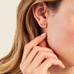 Histoire d'Or Boucles D'oreilles Puces Niko Or Jaune Discount