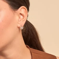 Histoire d'Or Boucles D'oreilles Puces Norig Plaqué Or Jaune Oxyde De Zirconium Online