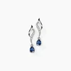 Histoire d'Or Boucles D'oreilles Puces Nolia Or Blanc Saphir Et Diamant Discount