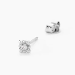 Histoire d'Or Boucles D'oreilles Puces Neorah Argent Blanc Oxyde De Zirconium Hot