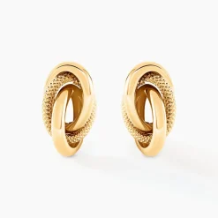 Histoire d'Or Boucles D'oreilles Puces Nyx Or Jaune