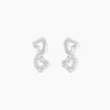 Histoire d'Or Boucles D'oreilles Puces Nonna Argent Blanc Oxyde De Zirconium Outlet