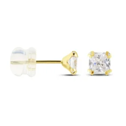 Histoire d'Or Boucles D'oreilles Puces Or Jaune Doreen Oxydes De Zirconium or jaune oxyde Outlet