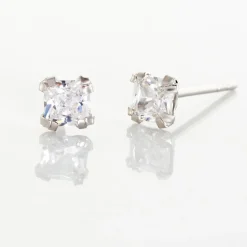Histoire d'Or Boucles D'oreilles Puces De Zirconium or blanc oxyde Online