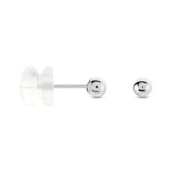 Histoire d'Or Boucles D'oreilles Puces Fidelia or blanc New