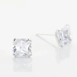 Histoire d'Or Boucles D'oreilles Puces Or Blanc Doreen Oxydes De Zirconium or blanc oxyde New