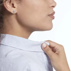 Histoire d'Or Boucles D'oreilles Puces Or Blanc Doreen Oxydes De Zirconium or blanc oxyde New