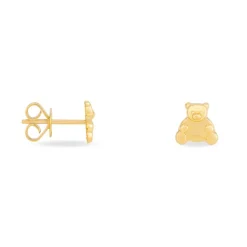 Histoire d'Or Boucles D'oreilles Puces Ours Or Or Jaune Sale