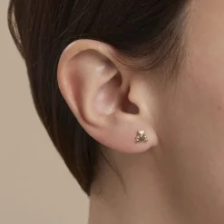 Histoire d'Or Boucles D'oreilles Puces Ours Or Or Jaune Sale