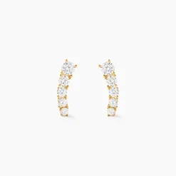 Histoire d'Or Boucles D'oreilles Puces Or Jaune Anaca Oxydes De Zirconium Clearance