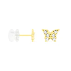 Histoire d'Or Boucles D'oreilles Puces Or Jaune Fragaria Oxydes Sale