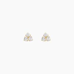 Histoire d'Or Boucles D'oreilles Puces Or Jaune Oxydes De Zirconium Sale