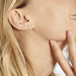 Histoire d'Or Boucles D'oreilles Puces Or Jaune Gontranie