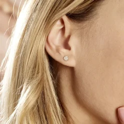 Histoire d'Or Boucles D'oreilles Puces Or Jaune Gontranie