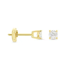 Histoire d'Or Boucles D'oreilles Puces Or Jaune Aphrodite Diamants or jaune diamant Hot