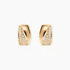 Histoire d'Or Boucles D'oreilles Puces Oliwia Plaqué Or Jaune Oxyde De Zirconium Best