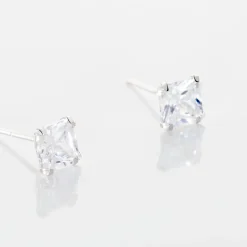 Histoire d'Or Boucles D'oreilles Puces Or Blanc Doreen Oxydes De Zirconium or blanc oxyde Discount