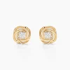 Histoire d'Or Boucles D'oreilles Puces Or Jaune Urlanie Diamants Discount