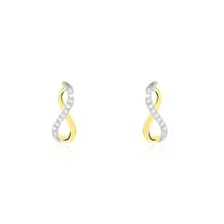 Histoire d'Or Boucles D'oreilles Puces Osanna s or jaune diamant Hot