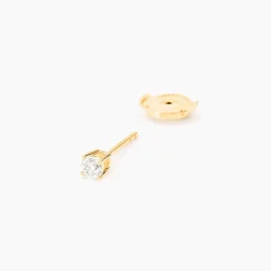 Histoire d'Or Boucles D'oreilles Puces Or Jaune Aphrodite Diamants or jaune diamant Outlet