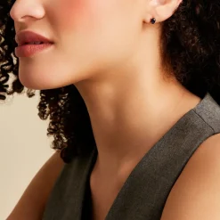 Histoire d'Or Boucles D'oreilles Puces Or Jaune Ovale Saphir Clearance