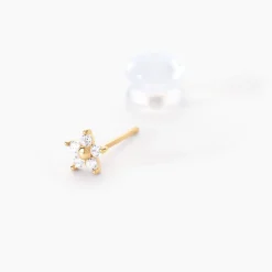 Histoire d'Or Boucles D'oreilles Puces Or Jaune Convallaria Oxydes Clearance