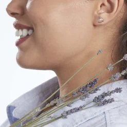 Histoire d'Or Boucles D'oreilles Puces Or Blanc Juliane Diamants or blanc diamant Online