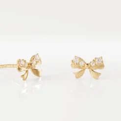 Histoire d'Or Boucles D'oreilles Puces Or Jaune Brunnera Oxydes De Zirconium Online